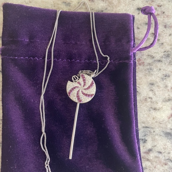 SIMONE I SMITH Sweet Touch Of Hope Purple Platinum Sterling Peppermint L… - Picture 6 of 6